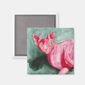 Sphynx Kat Magneet (Voorkant / Achterkant)