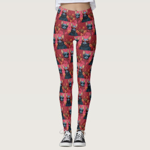 Sphynx kat met hartrozen Valentijnsdag Leggings