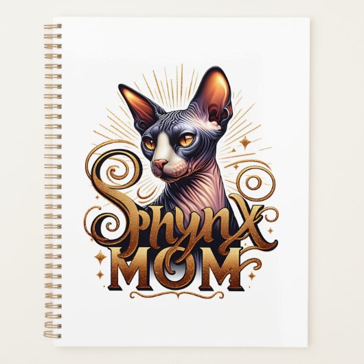 Sphynx Kat Moeder 2026 Kalender Planner (Voorkant)