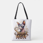 Sphynx Kat Moeder Draagtas (Achterkant)