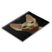 sphynx-kat notitieboek (Linkerzijde)