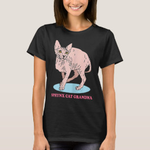 Sphynx Kat Oma Kat Eigenaar Sphynx Katten T-shirt