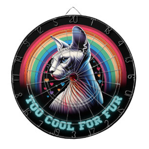 Sphynx Kat Te Cool Dartbord Pijlen Set
