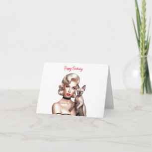 Sphynx Kat Verjaardag Kaart