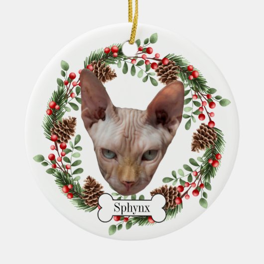 sphynx keramisch ornament (Voorkant)