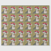 Sphynx-kerstkerstpapier Cadeaupapier (Vlak)