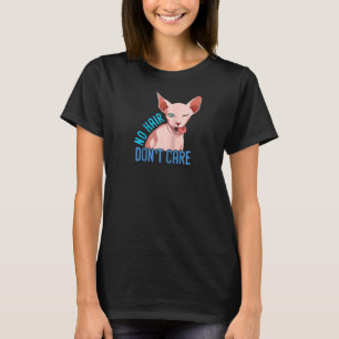 Sphynx Kitten Pop Art No Hair geeft niet om furles T-shirt