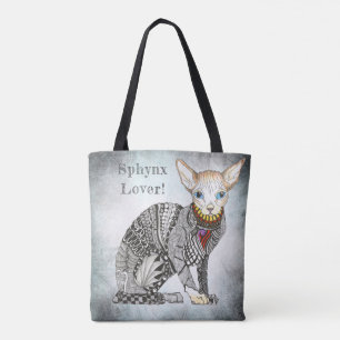 Sphynx-liefhebber Kat Tote Tas