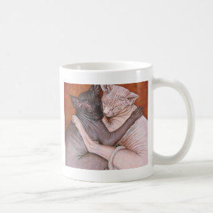Sphynx Sphinx Cat Cats Nap Time Koffiemok