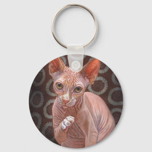 Sphynx Sphinx Cat Jack Sleutelhanger
