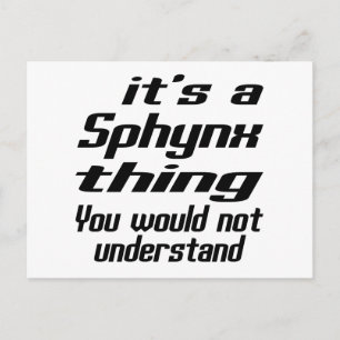 Sphynx Thding Design Briefkaart