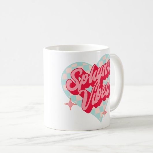 Sphynx Vibes de chat Mug (Devant droit)