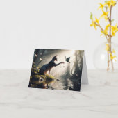 Sphynx Vriend Wenskaart Kaart (Gele Bloem)