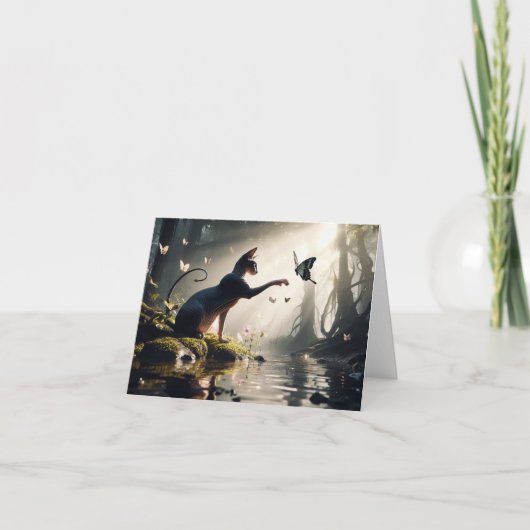 Sphynx Vriend Wenskaart Kaart (Voorkant)