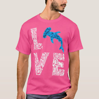 Sphyrna Hammerhead Shark Love Ocean Zee Life Fish T-shirt