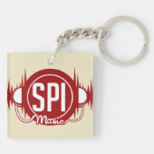 SPI-muziek Sleutelhanger (Achterkant)