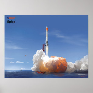 Spica-lancering Poster
