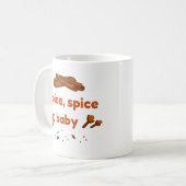 Spice baby Cinnamon Star Anise Autumn Quote Gift Koffiemok (Voorkant links)