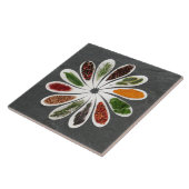 Spice Bloom Art Kitchen Tegeltje (Zijkant)