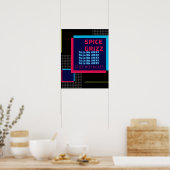 SPICE GRIZZ Grid Uitzicht Poster (Keuken)