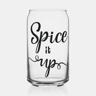 Spice it up can  blikvorm glas