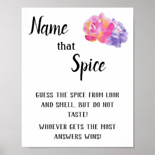 Spice It Up: Noem het Spice Vrijgezellenfeest spel Poster