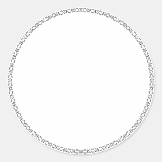 Spice jar blank whimsical-round label sticker (Voorkant)