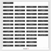 Spice Jar Labels (Vel)