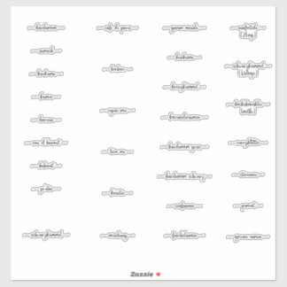 Spice Jar Labels Duits Middleast, Indië en Azië