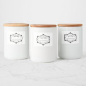 Spice Label voor Jar  Voedselcontainer Etiket (Flessen)