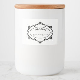 Spice Label voor Jar  Voedselcontainer Etiket