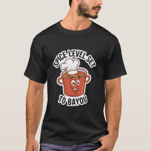 Spice Level ingesteld op Bayou T-shirt