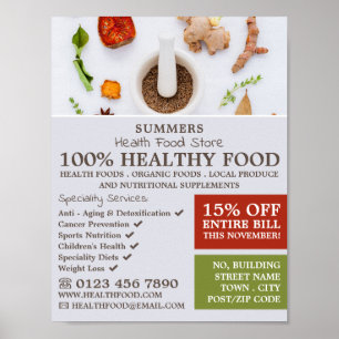 Spice Mix, Health Food Store Poster