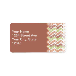 Spice Scribble Chevron ZigZag Etiket