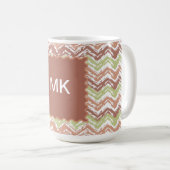 Spice Scribble Chevron ZigZag Koffiemok (Voorkant rechts)
