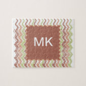 Spice Scribble Chevron ZigZag Legpuzzel (Horizontaal)