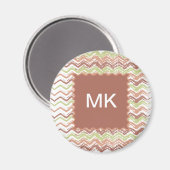 Spice Scribble Chevron ZigZag Magneet (Voorkant / Achterkant)