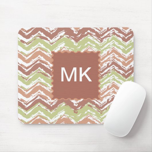 Spice Scribble Chevron ZigZag Muismat (Met muis)