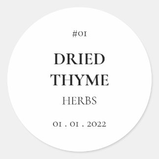 Spice Seasoning Herb Pantry Moderne Label