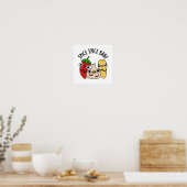 Spice Spice Baby Funny Food Pun Poster (Keuken)