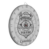 Spiced Rum Pirate Drink Thunder_Cove Dartbord (Voorkant Links)