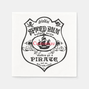 Spiced Rum Pirate Drink Thunder_Cove Servet