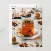 Spiced tea briefkaart (Voorkant / Achterkant)