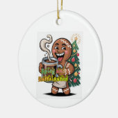 Spicy and Caffeinated Keramisch Ornament (Links)