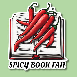 Spicy Book Fan Waterdicht Sticker