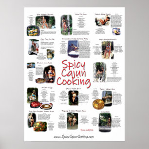Spicy Cajun Koking Recipe Poster