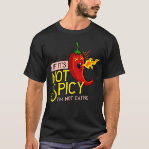 Spicy Chili Gift Hot Jalapeno Habanero Pepper T-shirt