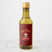 Spicy Chili Hot Sauce Wijn Etiket (Voorkant)