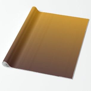 Spicy Gold Brown Ombre Cadeaupapier