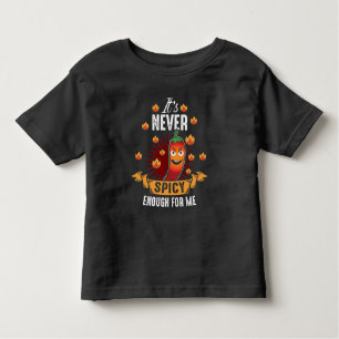 Spicy Hot en Spicy Chili Red Pepper Kinder Shirts